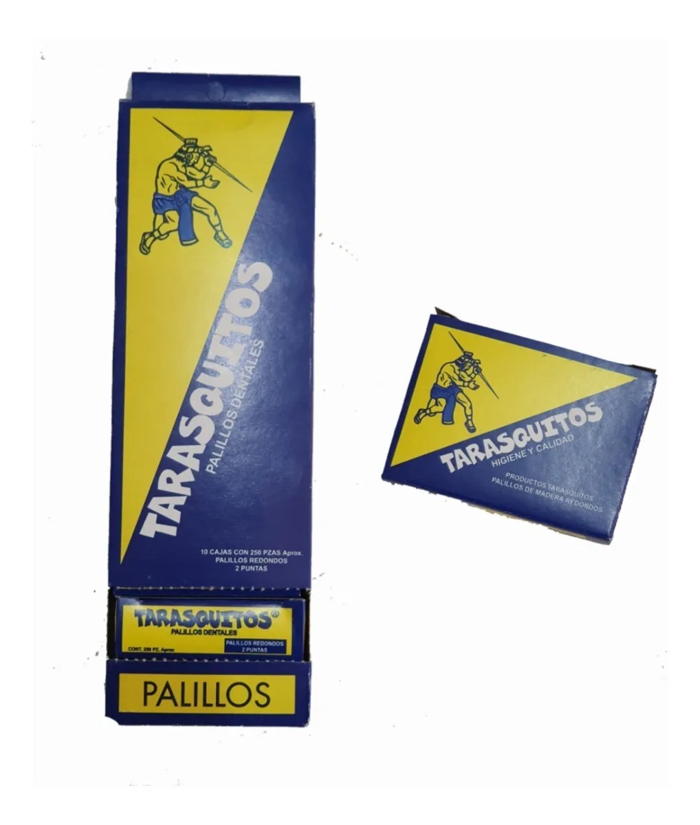TARASQUITOS PALILLOS 2500 PZAS