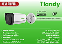 TC-C38US (8MP-Motorized-Mic-Starlight-Bullet) TC-C38US (8MP-Motorized-Mic-Starlight-Bullet)