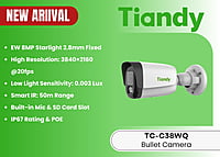TC-C38WQ (8MP-Fixed-Mic-EW-Color Maker-Bullet) TC-C38WQ (8MP-Fixed-Mic-EW-Color Maker-Bullet)