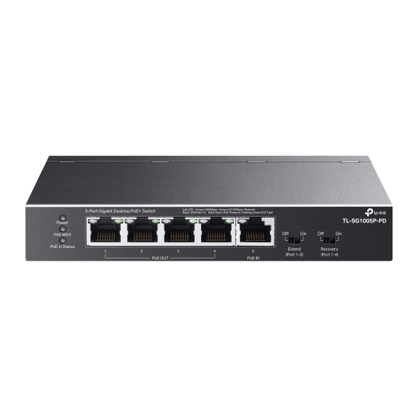 TP-Link 1 In 4 Out 5-Port Gigabit Desktop POE Switch (Indoor)