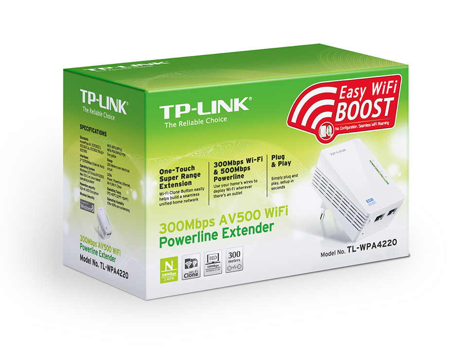 TP-link TL-WP4420 Extender Starter power-line kit