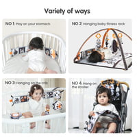 BLACK AND WHITE CRIB TOY SET- 6 PC BLACK AND WHITE CRIB TOY SET- 6 PC