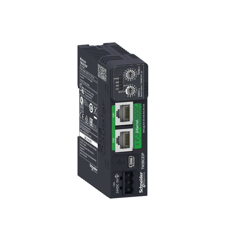 Модуль TM3 подкл по единой шине Ethernet TM3BCEIP