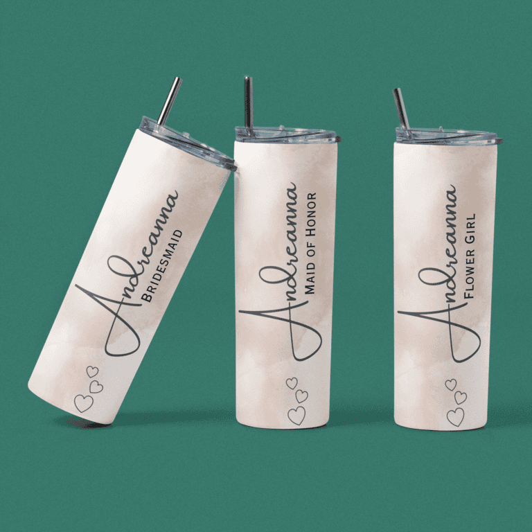 Personalized Wedding Party Tumbler