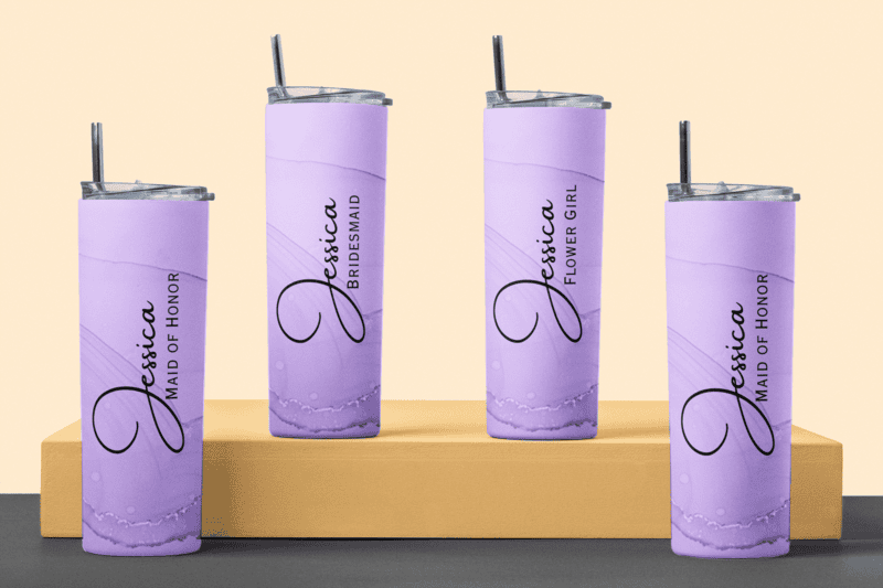 Personalized Wedding Party Tumbler