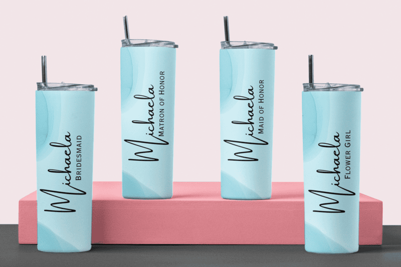Personalized Wedding Party Tumbler