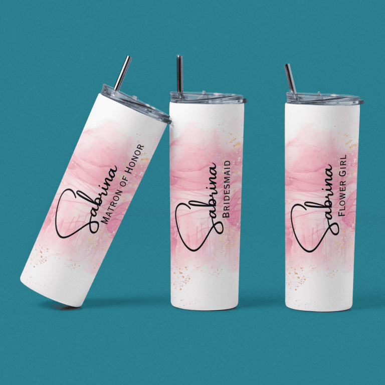 Personalized Wedding Party Tumbler