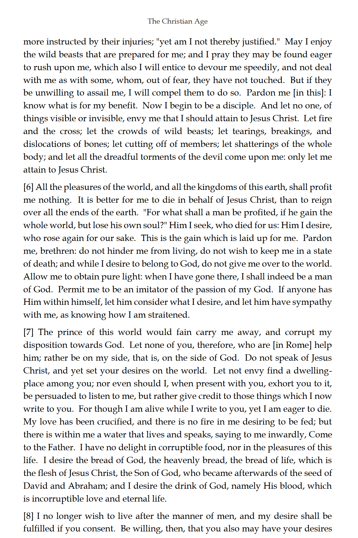 The Christian Age READER: Traditio Nostra II