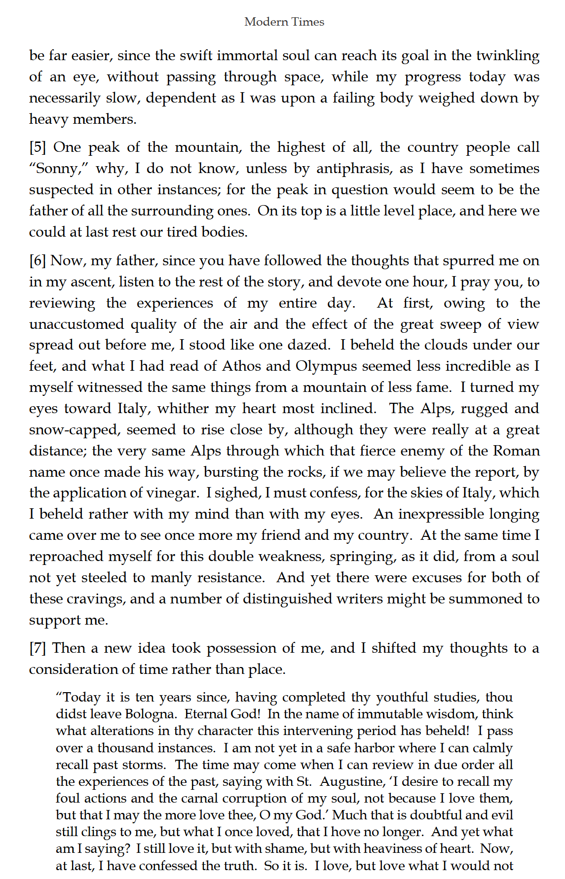 Modern Times READER: Traditio Nostra III