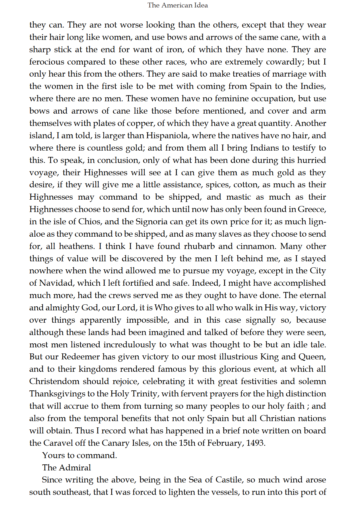 The American Idea READER: Traditio Nostra IV