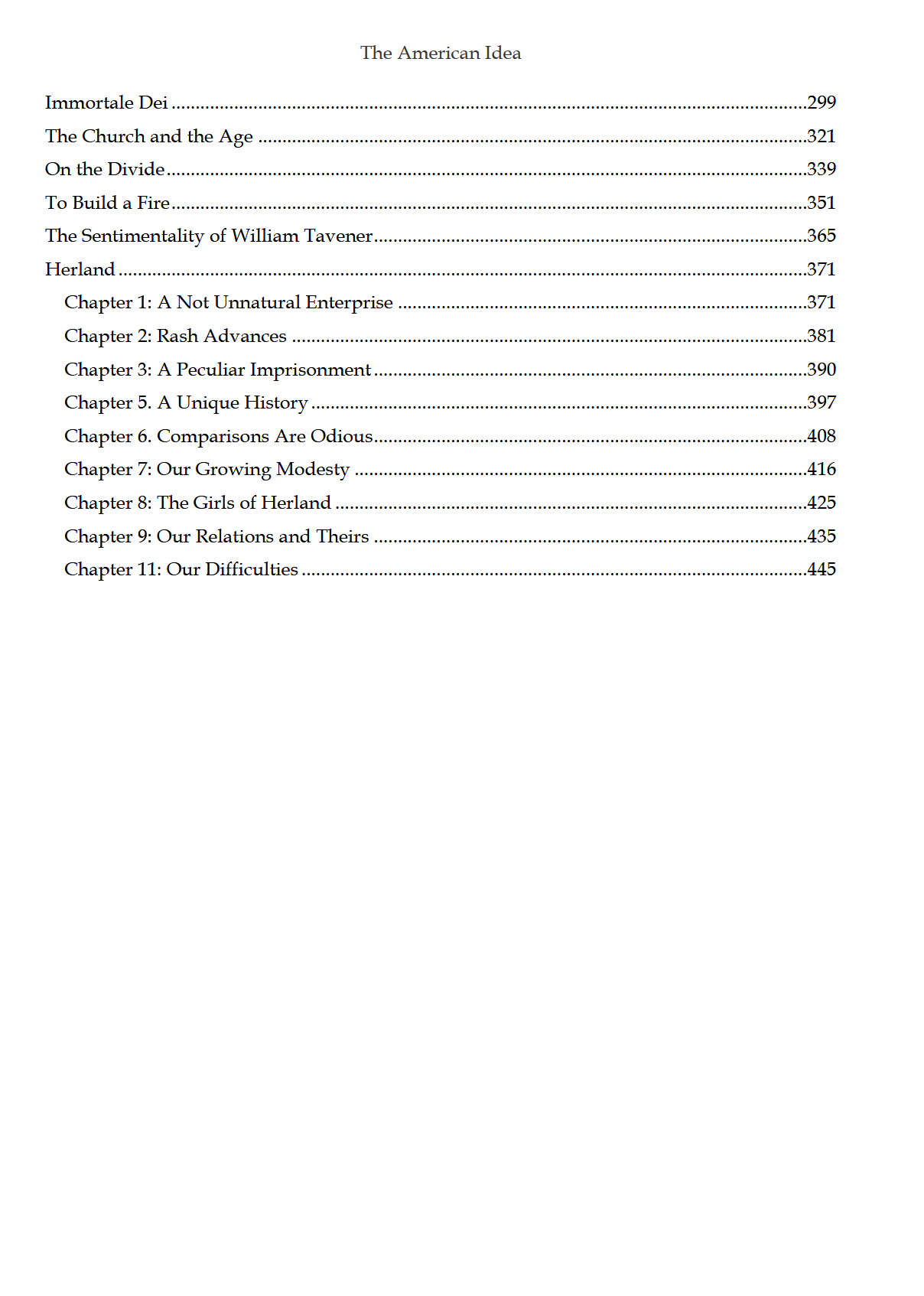The American Idea READER: Traditio Nostra IV