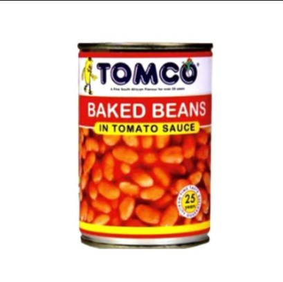 TOMCO BAKED BEANS 12X410G TRAY TOMCO BAKED BEANS 12X410G TRAY