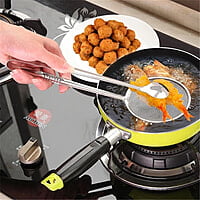 2IN1 FOOD TONG WITH OIL STRAINER FILTER SPOON FILTER CLIP WITH COLANDER 2IN1 FOOD TONG WITH OIL STRAINER FILTER SPOON FILTER CLIP WITH COLANDER