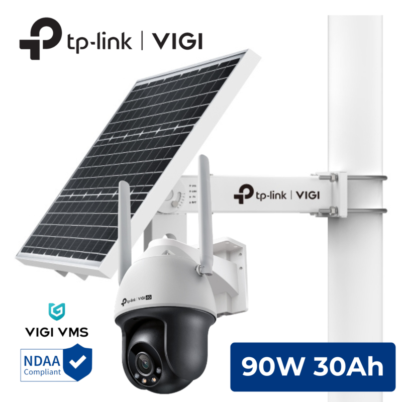 TP-Link VIGI 4G Full Colour PT Solar Kit, SP9030, C540-4G(4MM) TP-Link VIGI 4G Full Colour PT Solar Kit, SP9030, C540-4G(4MM)