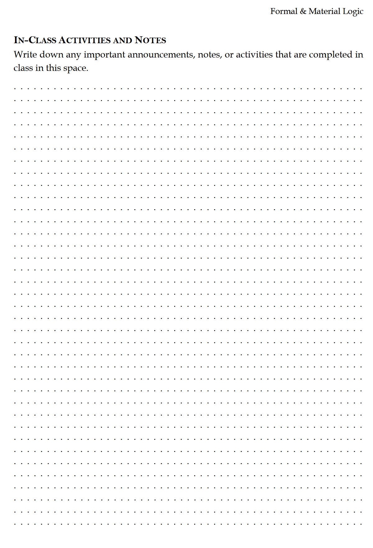 Advanced Logic Workbook: Trivium Studies II