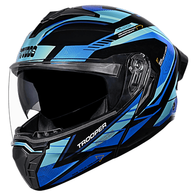 STUDDS TROOPER RACE D4 BLACK N1 BLUE D/V (M)