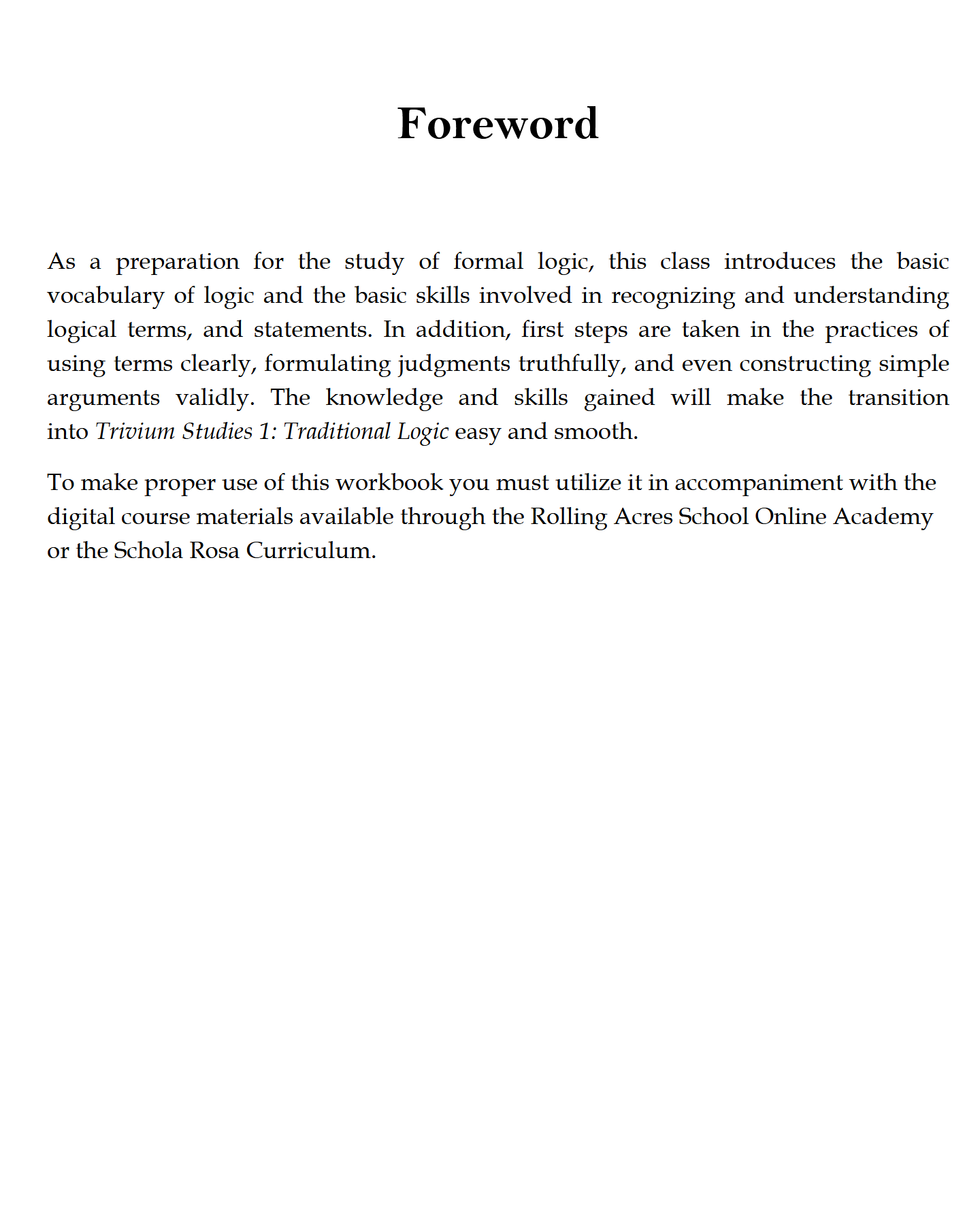 TPT Primer: Introduction to Logic Workbook