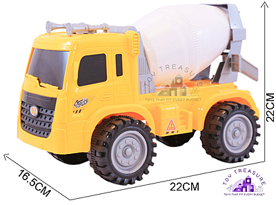 Concrete construction truck