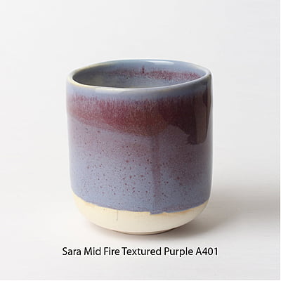 Textured Purple A401 + Chun Aquamarine A54 Textured Purple A401 + Chun Aquamarine A54
