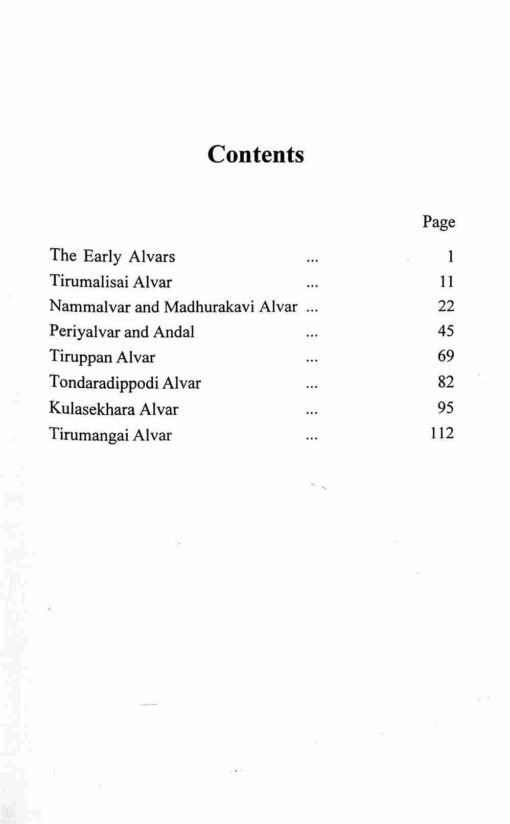 The Divine World of the Alvars