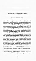 The Glory of Monastic Life The Glory of Monastic Life