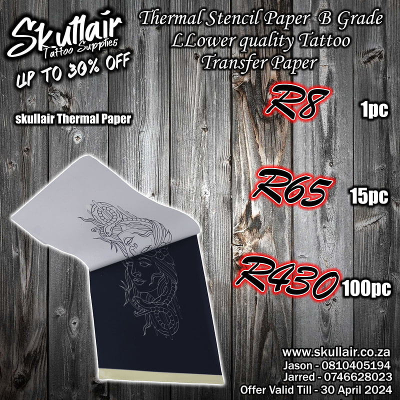 Thermal Transfer Paper - Stencil Paper (B-grade) Thermal Transfer Paper - Stencil Paper (B-grade)