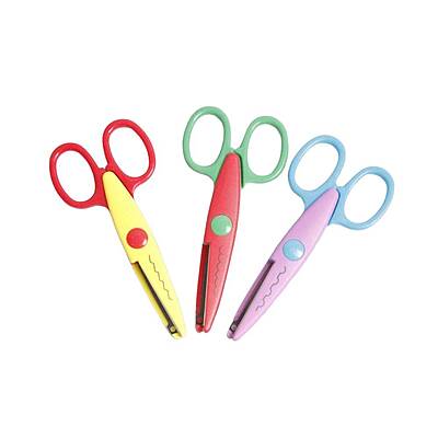 Tijera Plastica Figuras Unidad