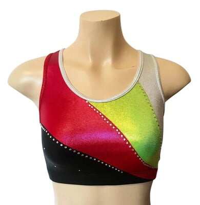 HOT PINK SWIRL CROP TOP