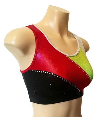 HOT PINK SWIRL CROP TOP