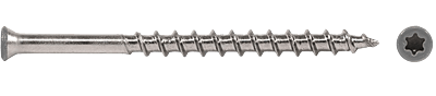 Starborn DECKFAST Trim Head #7 x 2-1/4" Screws (305 Stainless Steel)