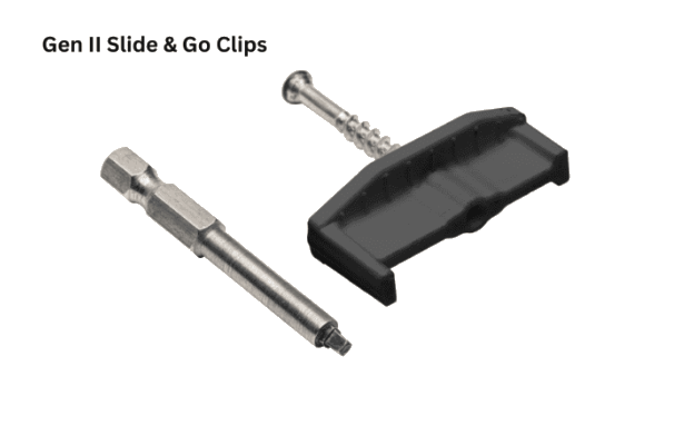 TruNorth decking GEN II Slide&Go Clip-130 Sq.f. TruNorth decking GEN II Slide&Go Clip-130 Sq.f.