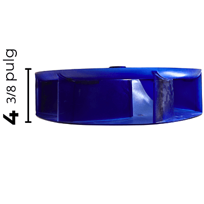 Turbina Evaporador Largo 4 3/8 Ancho 18 1/8 Flecha 1/2 - 12100103000040