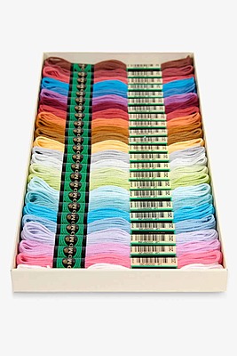 Scatola 24 Matassine Cotone Lanato DMC Nuovi Colori