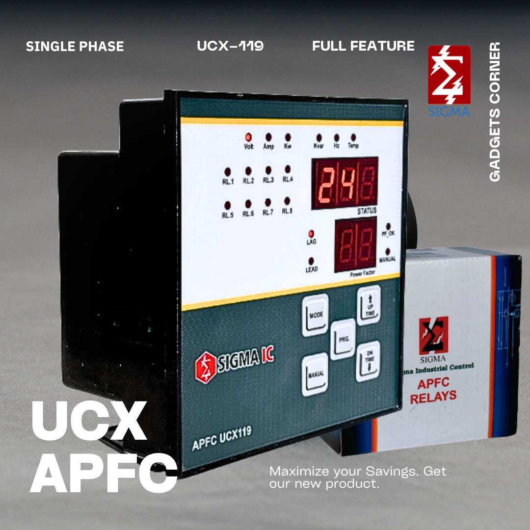 APFC UCX119 DOUBLE PHASE POWER FACTOR