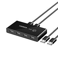 UGREEN USB 3.0 4-Port Switch Box, with 1.5m USB Cables