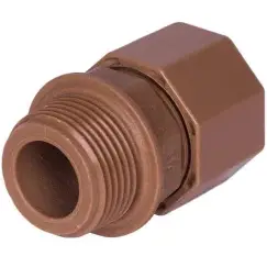 Unitwist coupler straight male iron