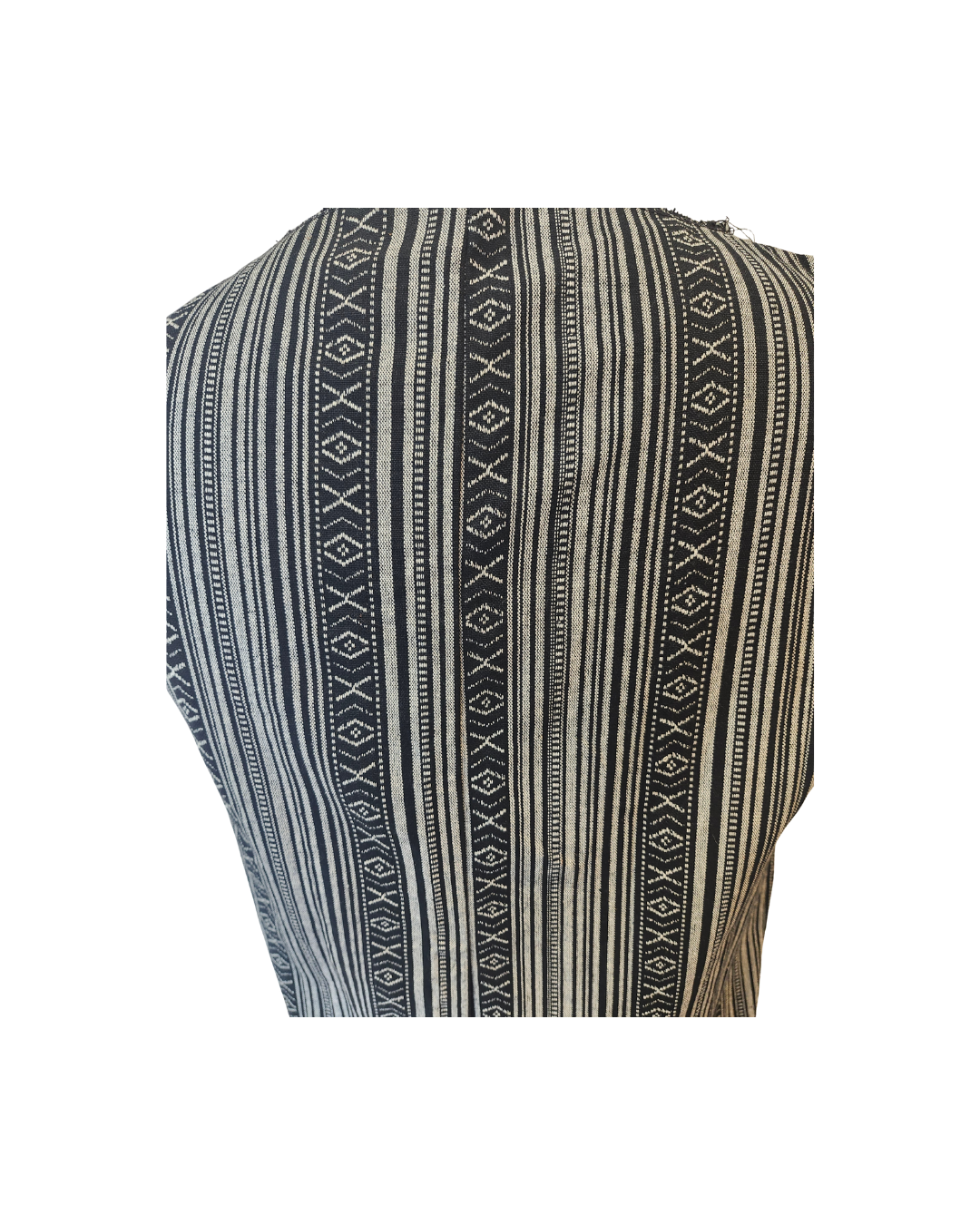 Simple Black Striped Vest