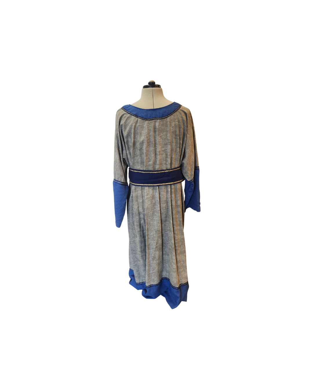 Grey and Blue Men's Robe