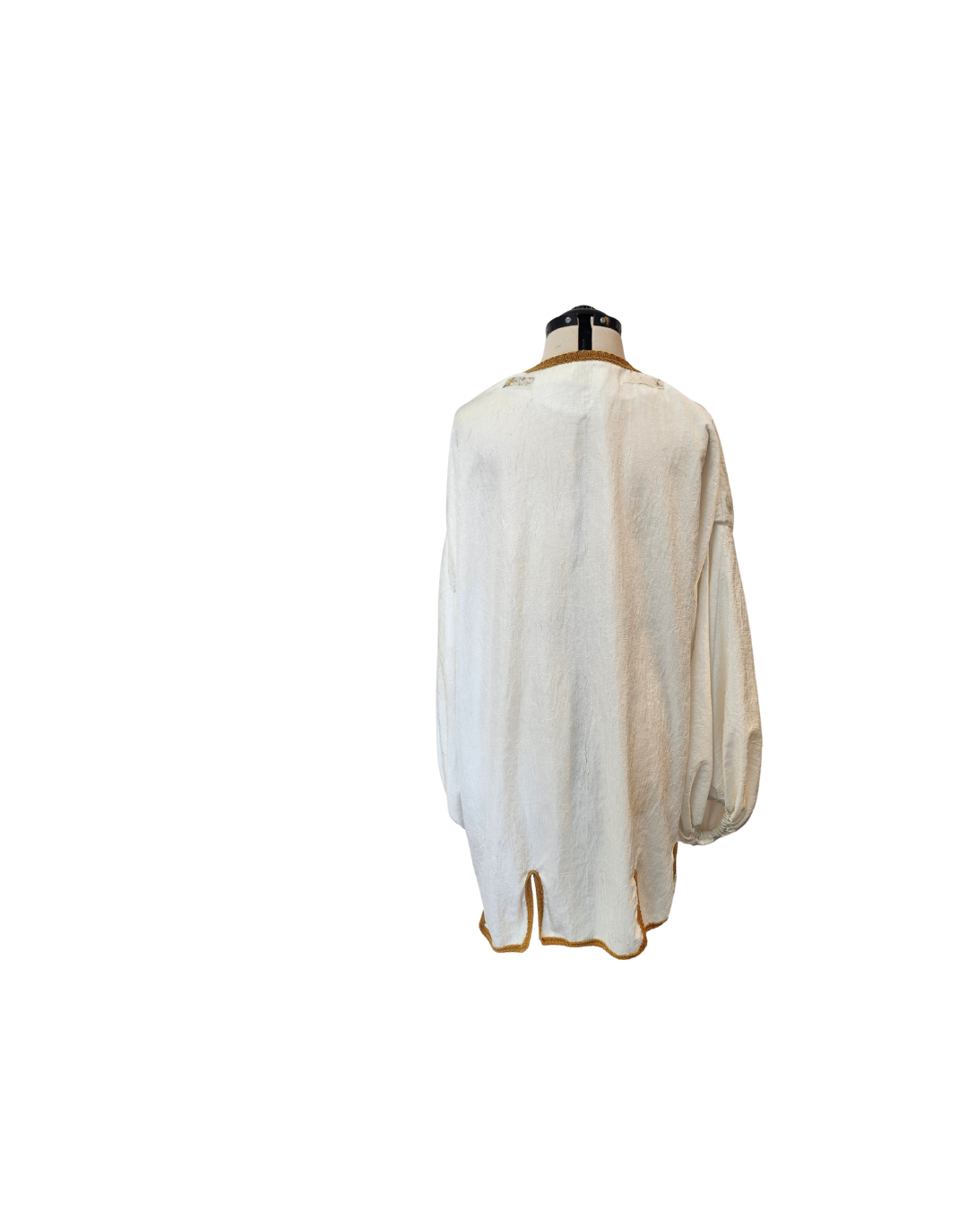 White Tunic w/Gold Trim
