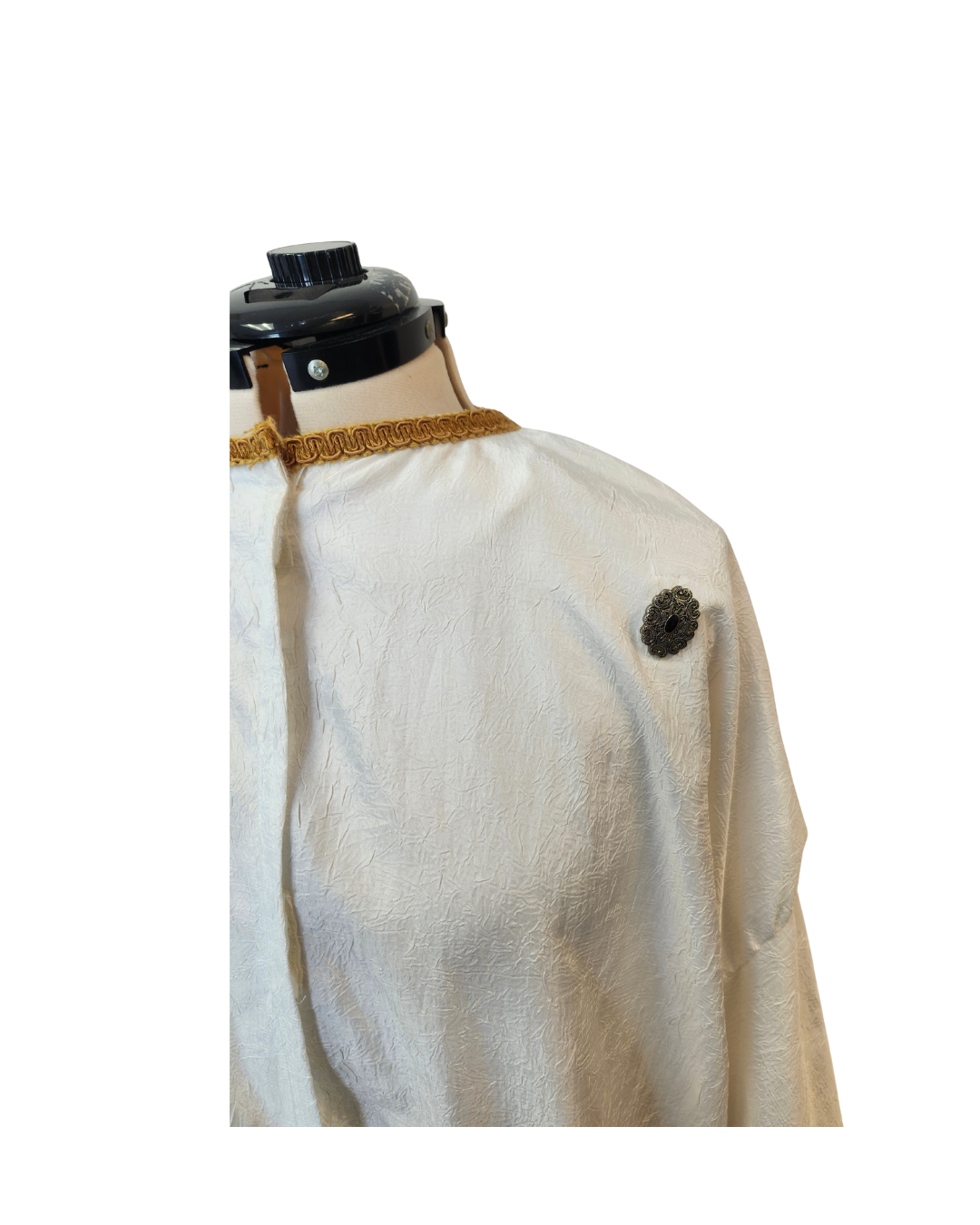 White Tunic w/Gold Trim