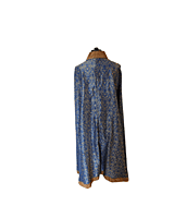 Blue Satin Cape
