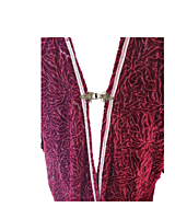 Red Velvet Burnout Cloak