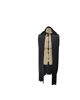 Black Cape w/Hood