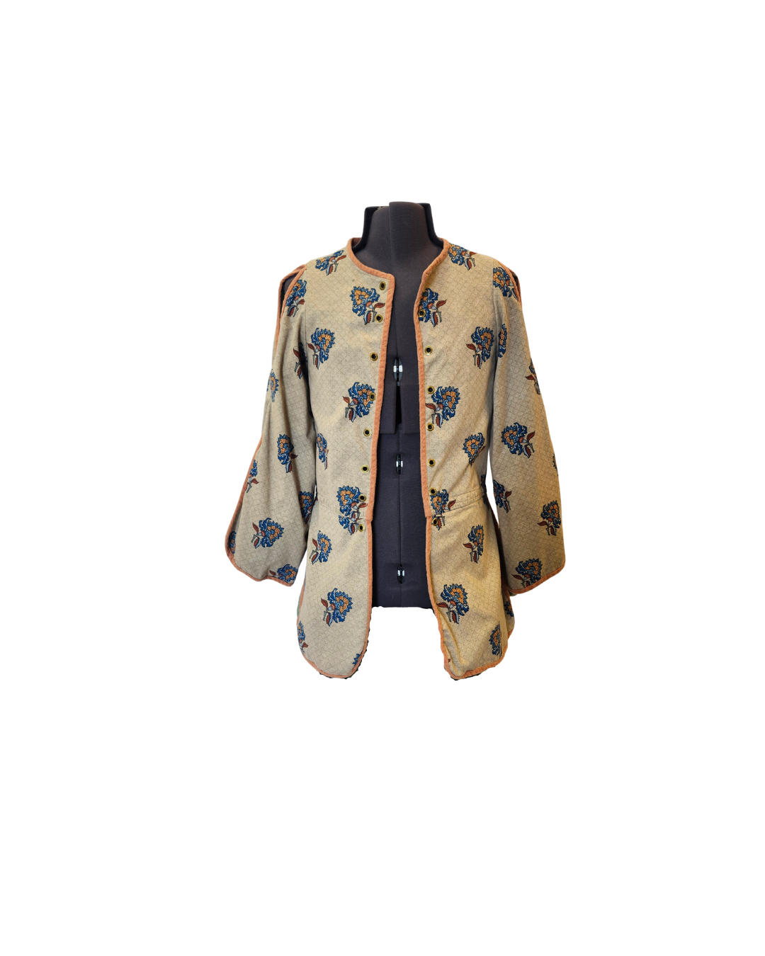 Floral Print Doublet w/Sleeves