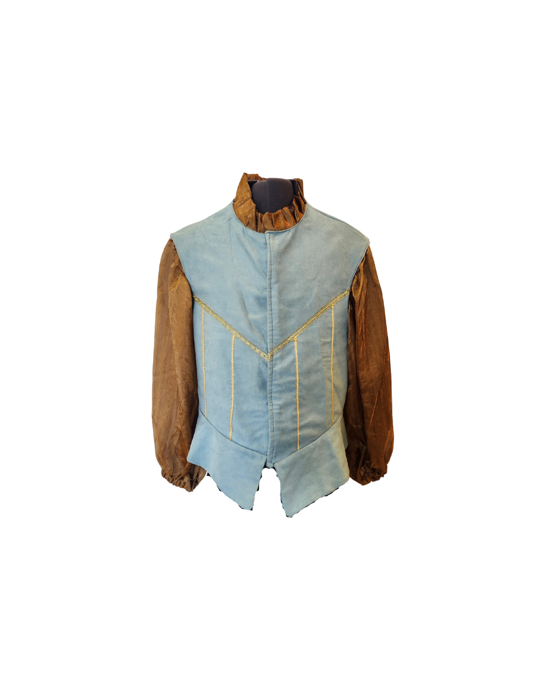 Light Blue and Bronze Doublet w/Sleeves