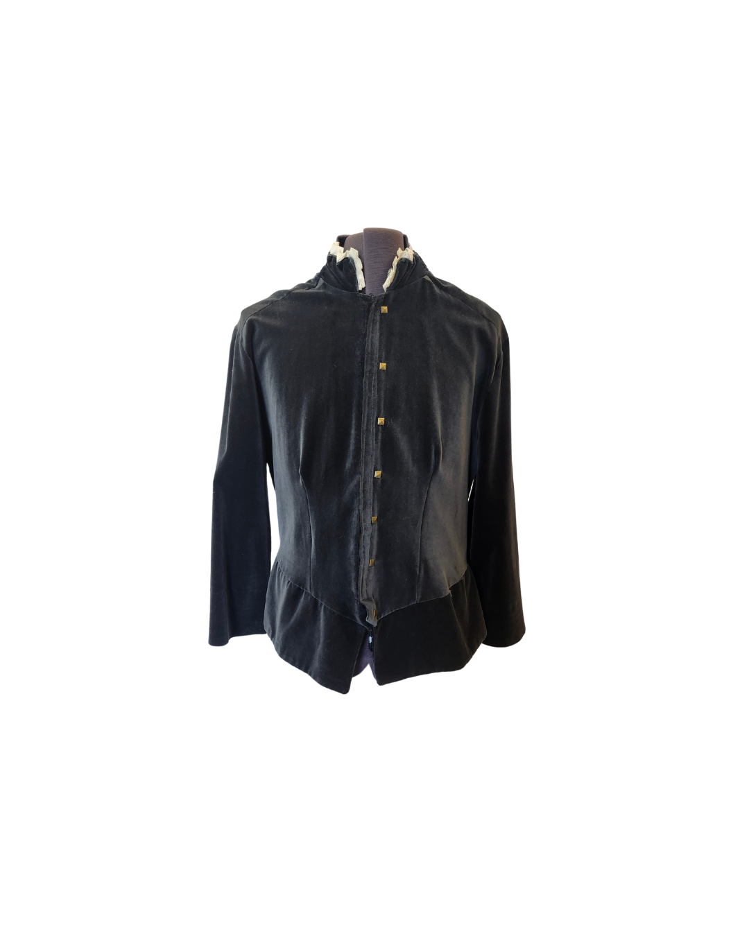 Deep Navy Velvet Doublet