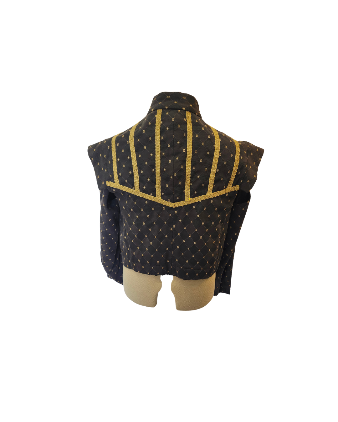 Black Patterned Doublet Black Patterned Doublet