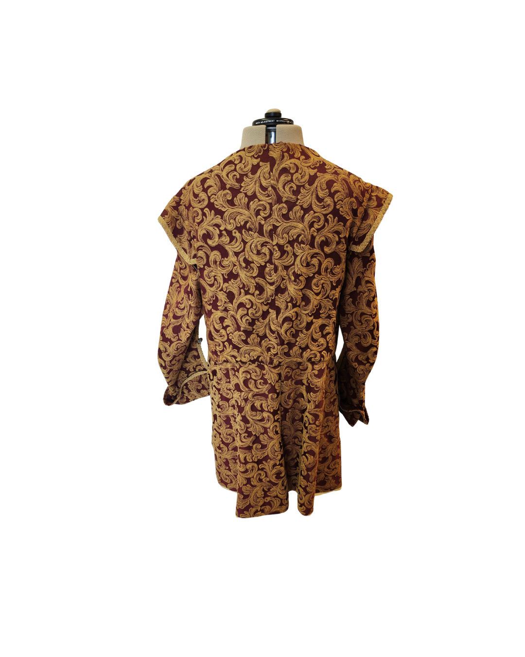 Red and Gold Patterned Doublet