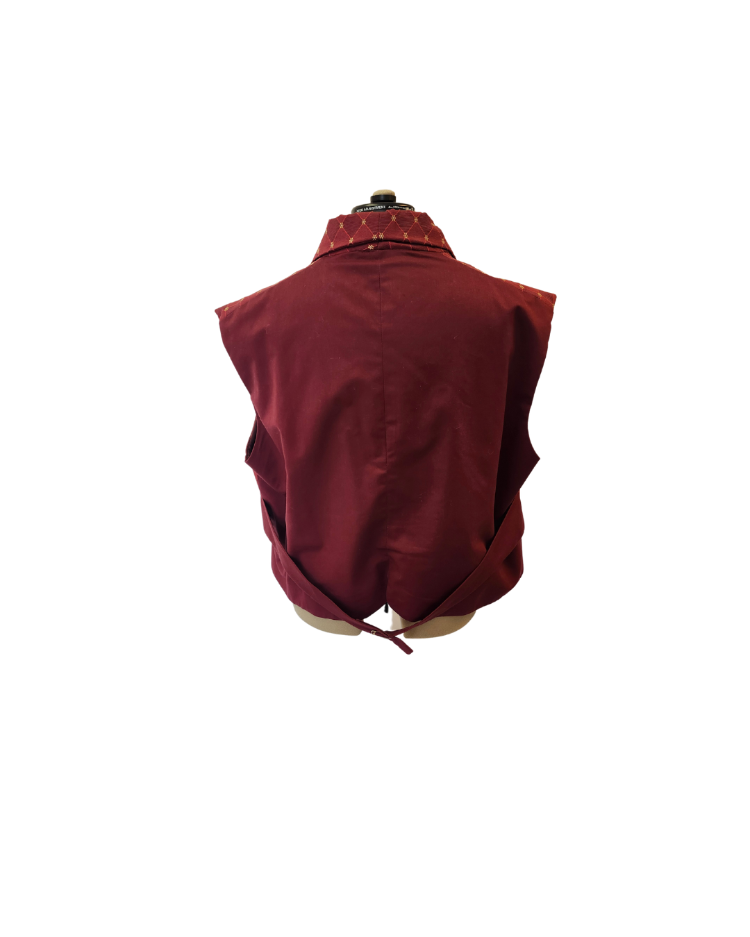 Red Vest w/Diamond Patterning