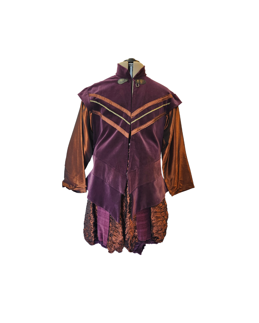 Plum and Orange Doublet Set Plum and Orange Doublet Set